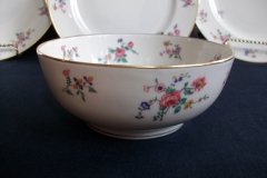 AHRENFELDT FLORAL SPRAY- CRANBERRY BOWL  .....   http://jaapiesfinechinastore.com