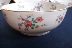 AHRENFELDT FLORAL SPRAY- CRANBERRY BOWL  .....   http://jaapiesfinechinastore.com