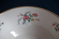 AHRENFELDT FLORAL SPRAY- CRANBERRY BOWL  .....   http://jaapiesfinechinastore.com