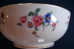 AHRENFELDT FLORAL SPRAY- CRANBERRY BOWL  .....   http://jaapiesfinechinastore.com