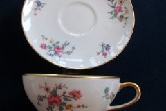 AHRENFELDT FLORAL SPRAY- CUP & SAUCER .....   http://jaapiesfinechinastore.com