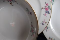 AHRENFELDT FLORAL SPRAY- COUPE SOUP BOWL  .....   http://jaapiesfinechinastore.com