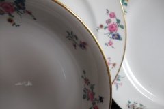 AHRENFELDT FLORAL SPRAY- COUPE SOUP BOWL  .....   http://jaapiesfinechinastore.com