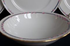 AHRENFELDT ROSES IN BLUE BAND- RIM CEREAL BOWL   .....   https://www.jaapiesfinechinastore.com