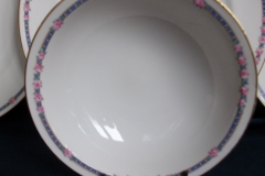 AHRENFELDT ROSES IN BLUE BAND- RIM CEREAL BOWL   .....   https://www.jaapiesfinechinastore.com