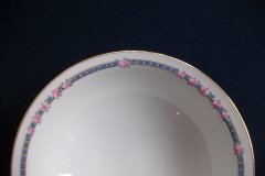 AHRENFELDT ROSES IN BLUE BAND- RIM CEREAL BOWL   .....   http://jaapiesfinechinastore.com