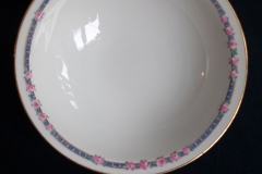 AHRENFELDT ROSES IN BLUE BAND- RIM CEREAL BOWL   .....   https://www.jaapiesfinechinastore.com