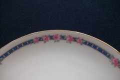 AHRENFELDT ROSES IN BLUE BAND- CUP & SAUCER.....   http://jaapiesfinechinastore.com