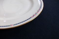 AHRENFELDT ROSES IN BLUE BAND-  LUNCH PLATE   .....   https://www.jaapiesfinechinastore.com