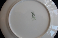 AHRENFELDT ROSES IN BLUE BAND-  LUNCH PLATE   .....   https://www.jaapiesfinechinastore.com