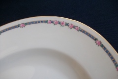 AHRENFELDT ROSES IN BLUE BAND-  OVAL  SERVING   PLATTER 16 1/2"   .....   https://www.jaapiesfinechinastore.com