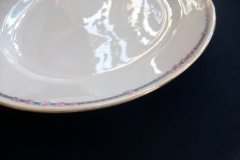 AHRENFELDT ROSES IN BLUE BAND-  OVAL  SERVING   PLATTER 16 1/2"   .....   http://jaapiesfinechinastore.com