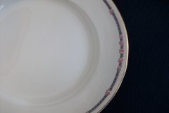 AHRENFELDT ROSES IN BLUE BAND-  OVAL  SERVING   PLATTER 16 1/2"   .....   http://jaapiesfinechinastore.com