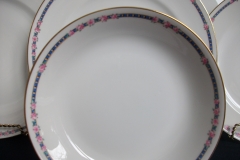 AHRENFELDT ROSES IN BLUE BAND-  COUPE SOUP  BOWL   .....   https://www.jaapiesfinechinastore.com