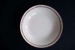 AHRENFELDT ROSES IN BLUE BAND-  COUPE SOUP  BOWL   .....   http://jaapiesfinechinastore.com