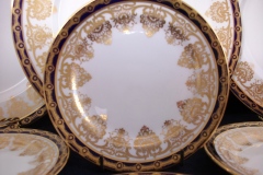 AYNSLEY 13077 COBALT & GOLD-   BREAD & BUTTER PLATE   .....   https://www.jaapiesfinechinastore.com