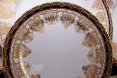 AYNSLEY 13077 COBALT & GOLD-   BREAD & BUTTER PLATE   .....   http://jaapiesfinechinastore.com