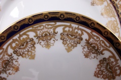 AYNSLEY 13077 COBALT & GOLD-   BREAD & BUTTER PLATE   .....   https://www.jaapiesfinechinastore.com