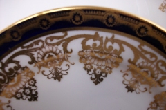 AYNSLEY 13077 COBALT & GOLD-   BREAD & BUTTER PLATE   .....   https://www.jaapiesfinechinastore.com