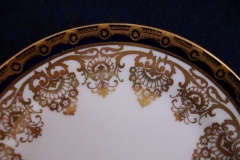 AYNSLEY 13077 COBALT & GOLD-   BREAD & BUTTER PLATE   .....   https://www.jaapiesfinechinastore.com