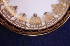 AYNSLEY 13077 COBALT & GOLD-   BREAD & BUTTER PLATE   .....   http://jaapiesfinechinastore.com