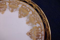 AYNSLEY 13077 COBALT & GOLD-   BREAD & BUTTER PLATE   .....   http://jaapiesfinechinastore.com