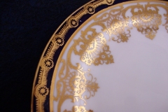 AYNSLEY 13077 COBALT & GOLD-   BREAD & BUTTER PLATE   .....   https://www.jaapiesfinechinastore.com