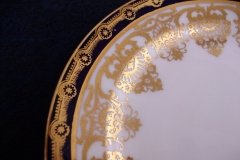 AYNSLEY 13077 COBALT & GOLD-   BREAD & BUTTER PLATE   .....   http://jaapiesfinechinastore.com