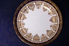 AYNSLEY 13077 COBALT & GOLD-   BREAD & BUTTER PLATE   .....   http://jaapiesfinechinastore.com