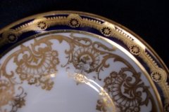AYNSLEY 13077 COBALT & GOLD- COFFEE CAN & SAUCER   .....   http://jaapiesfinechinastore.com
