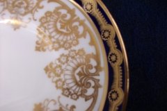 AYNSLEY 13077 COBALT & GOLD- COFFEE CAN & SAUCER   .....   http://jaapiesfinechinastore.com