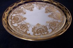 AYNSLEY 13077 COBALT & GOLD- COFFEE CAN & SAUCER   .....   http://jaapiesfinechinastore.com