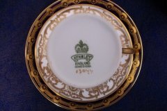 AYNSLEY 13077 COBALT & GOLD- COFFEE CAN & SAUCER   .....   http://jaapiesfinechinastore.com