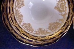 AYNSLEY 13077 COBALT & GOLD- CUP & SAUCER   .....   http://jaapiesfinechinastore.com