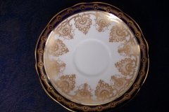 AYNSLEY 13077 COBALT & GOLD- CUP & SAUCER   .....   http://jaapiesfinechinastore.com