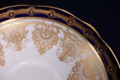 AYNSLEY 13077 COBALT & GOLD- CUP & SAUCER   .....   http://jaapiesfinechinastore.com