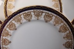 AYNSLEY 13077 COBALT & GOLD-   DINNER  PLATE   (SMOOTH)  .....   http://jaapiesfinechinastore.com