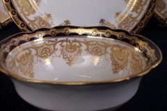 AYNSLEY 13077 COBALT & GOLD-   OPEN SUGAR BOWL  .....   http://jaapiesfinechinastore.com
