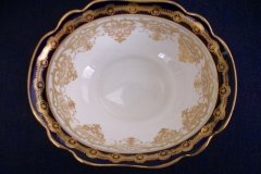 AYNSLEY 13077 COBALT & GOLD-   OPEN SUGAR BOWL  .....   http://jaapiesfinechinastore.com