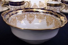 AYNSLEY 13077 COBALT & GOLD-   OPEN SUGAR BOWL  .....   http://jaapiesfinechinastore.com