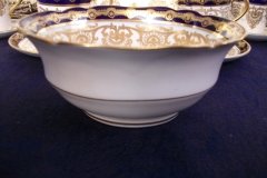 AYNSLEY 13077 COBALT & GOLD-   OPEN SUGAR BOWL  .....   http://jaapiesfinechinastore.com