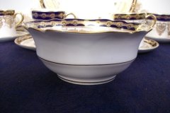 AYNSLEY 13077 COBALT & GOLD-   OPEN SUGAR BOWL  .....   http://jaapiesfinechinastore.com