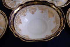 AYNSLEY 13077 COBALT & GOLD-   OPEN SUGAR BOWL  .....   http://jaapiesfinechinastore.com