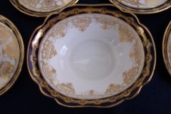 AYNSLEY 13077 COBALT & GOLD-   OPEN SUGAR BOWL  .....   http://jaapiesfinechinastore.com