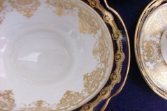 AYNSLEY 13077 COBALT & GOLD-   OPEN SUGAR BOWL  .....   http://jaapiesfinechinastore.com
