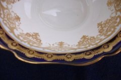 AYNSLEY 13077 COBALT & GOLD-   OPEN SUGAR BOWL  .....   http://jaapiesfinechinastore.com