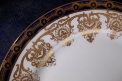 AYNSLEY 13077 COBALT & GOLD-   SALAD PLATE   .....   http://jaapiesfinechinastore.com