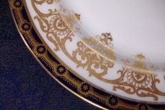 AYNSLEY 13077 COBALT & GOLD-   SALAD PLATE   .....   http://jaapiesfinechinastore.com