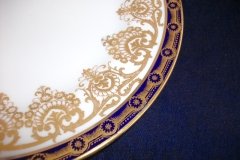 AYNSLEY 13077 COBALT & GOLD-   SALAD PLATE   .....   http://jaapiesfinechinastore.com