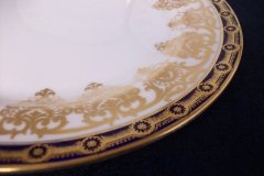 AYNSLEY 13077 COBALT & GOLD-   SALAD PLATE   .....   http://jaapiesfinechinastore.com